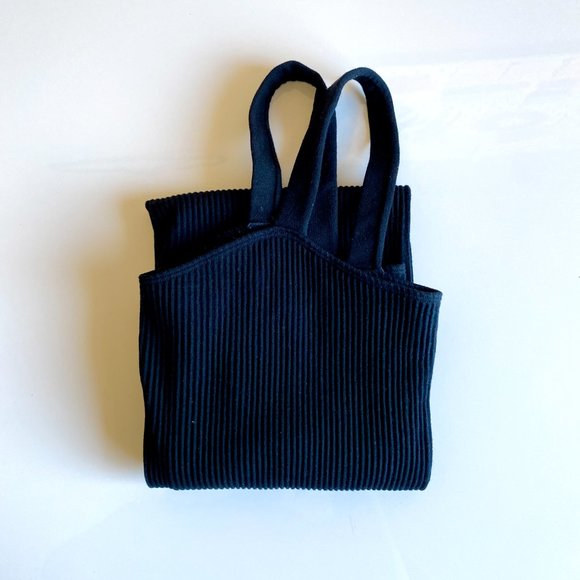 Mango Black Ribbed Bodysuit - Picture 15 of 15